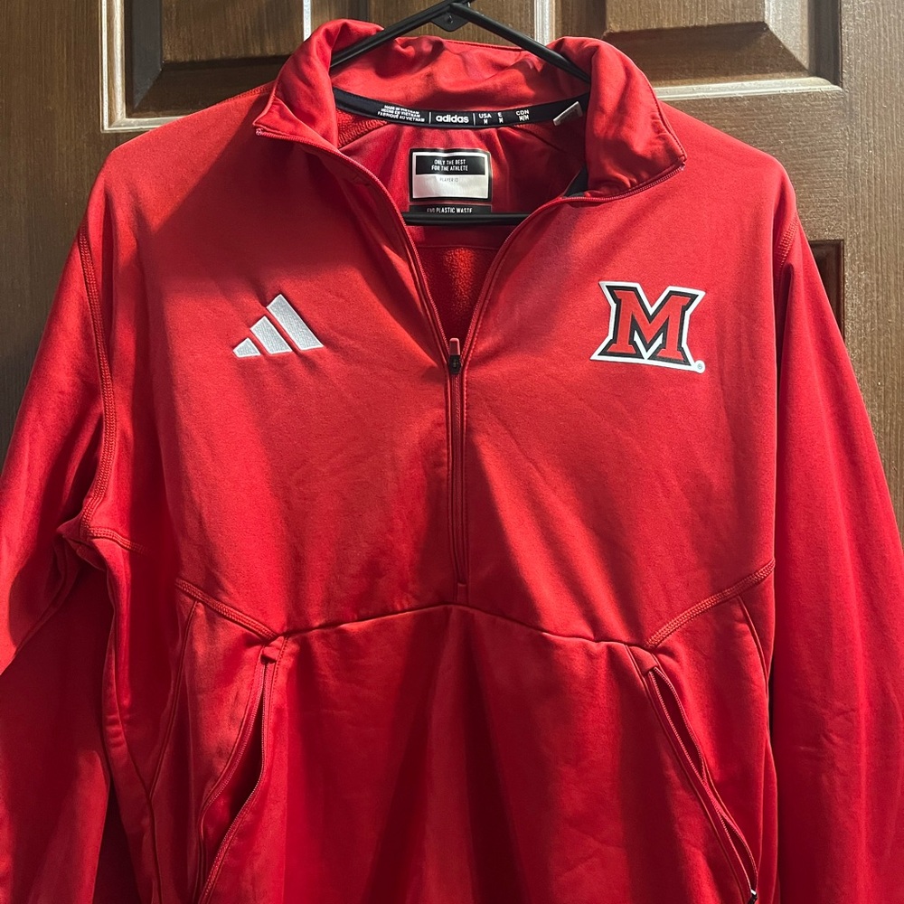 Miami Adidas Red Men's Lightweight Jacket